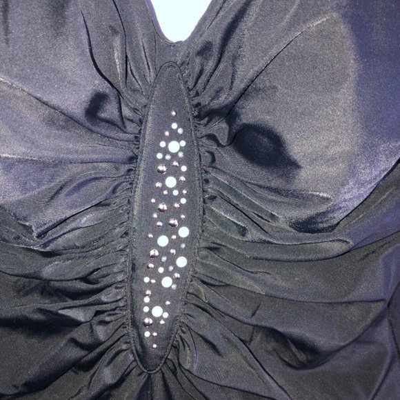 Trimshaper One Piece Swimsuit Size 12‎ Black - Picture 4 of 11